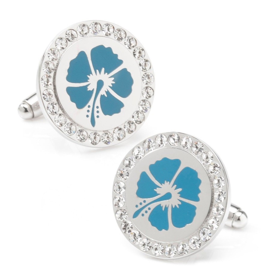 Cufflinks, Inc. Blue Flower Cufflinks | Classic Cufflinks