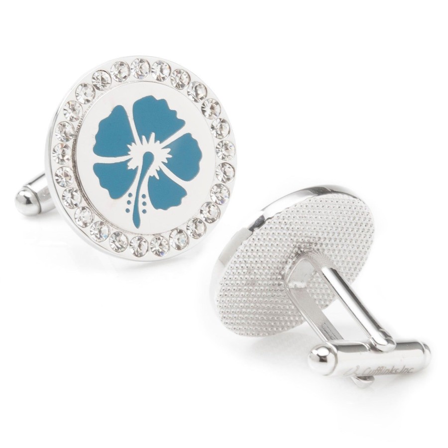 Cufflinks, Inc. Blue Flower Cufflinks | Classic Cufflinks