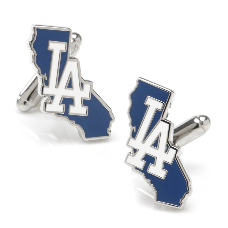 MLB La Dodgers State Shaped Cufflinks | Sports Cufflinks