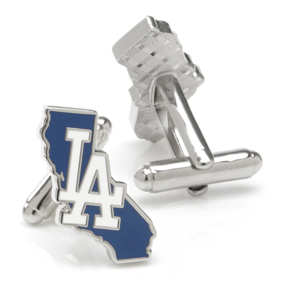 MLB La Dodgers State Shaped Cufflinks | Sports Cufflinks