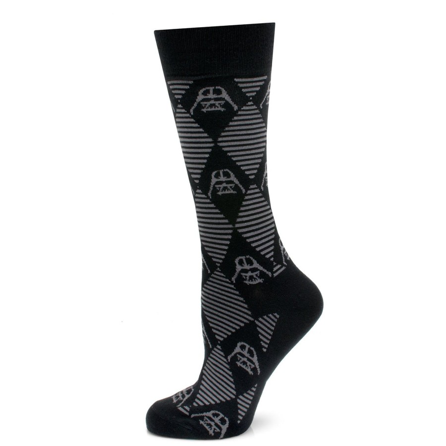 Star Wars Darth Vader Argyle Stripe Black Socks | Socks