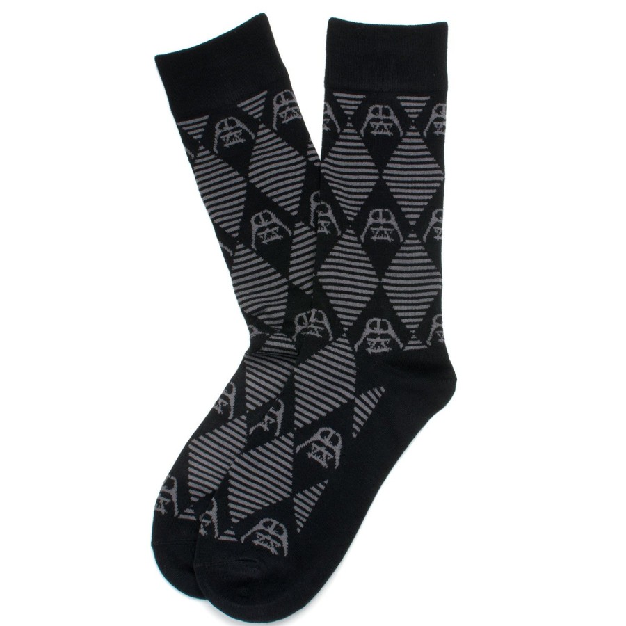 Star Wars Darth Vader Argyle Stripe Black Socks | Socks