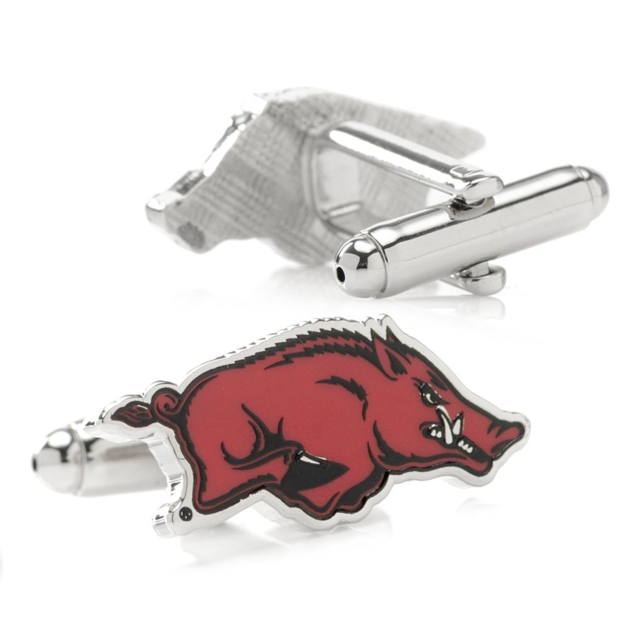 NCAA University Of Arkansas Razorback Cufflinks | Sports Cufflinks