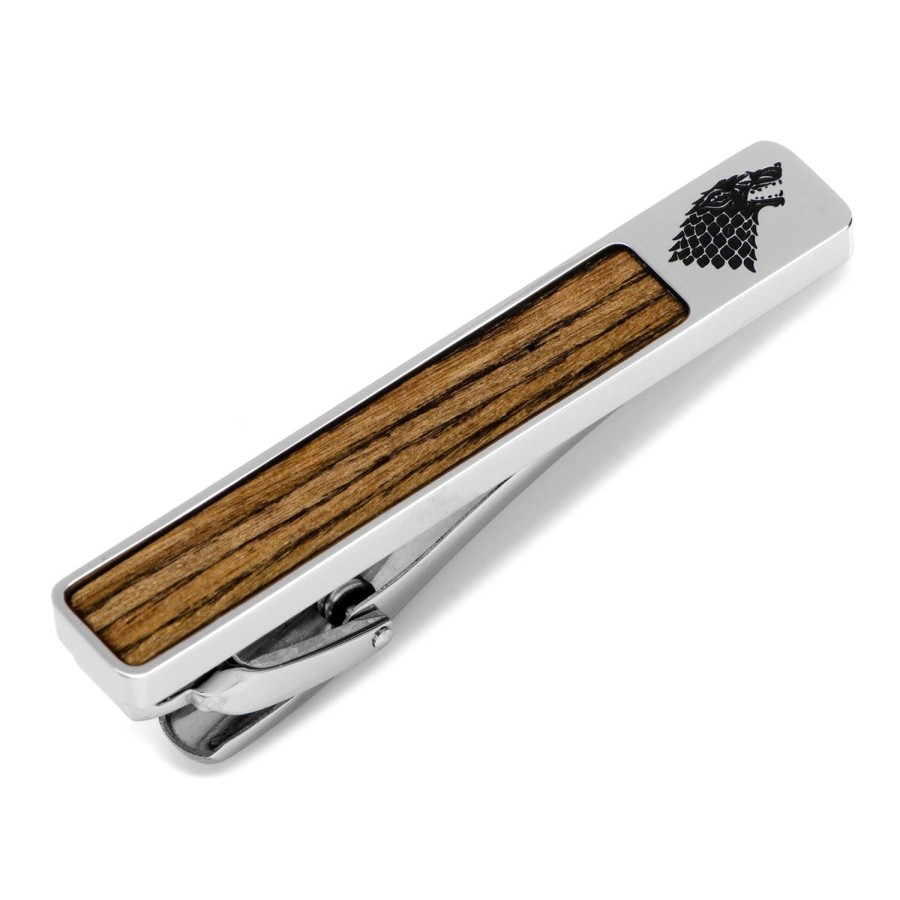 Game of Thrones Stark Inlaid Wood Tie Clip | Movies & Characters Tie Bars