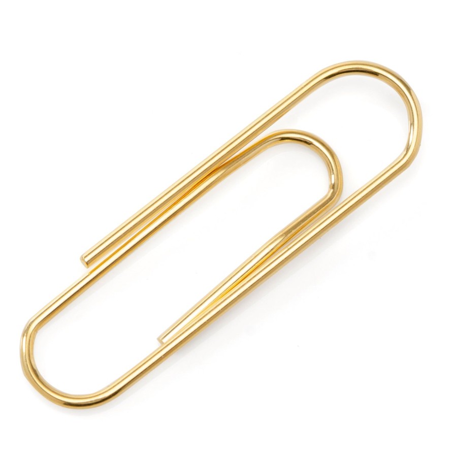 Ox and Bull Trading Co. Gold Stainless Steel Paper Clip Money Clip | Money Clips