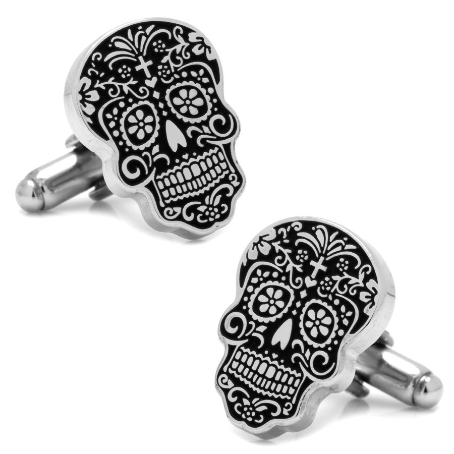 Cufflinks, Inc. Silver Day Of The Dead Cufflinks | Classic Cufflinks