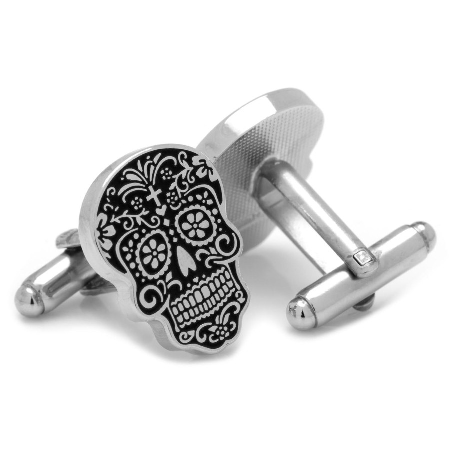 Cufflinks, Inc. Silver Day Of The Dead Cufflinks | Classic Cufflinks