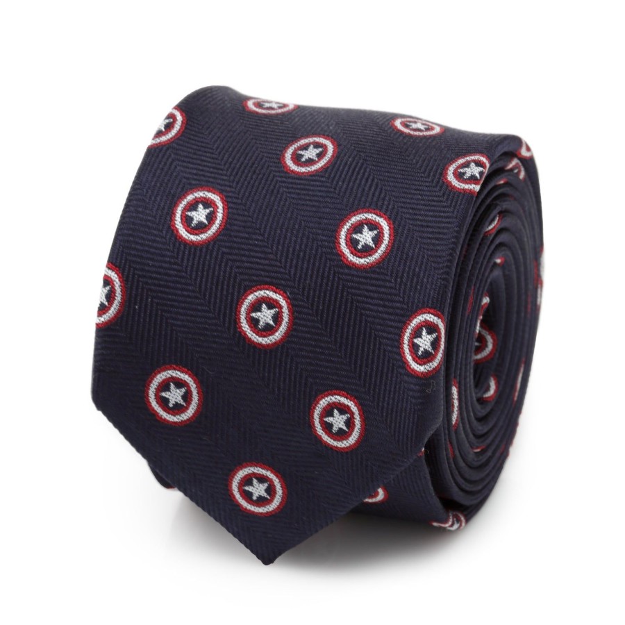 Marvel Captain America Shield Boy'S Tie | Marvel Ties