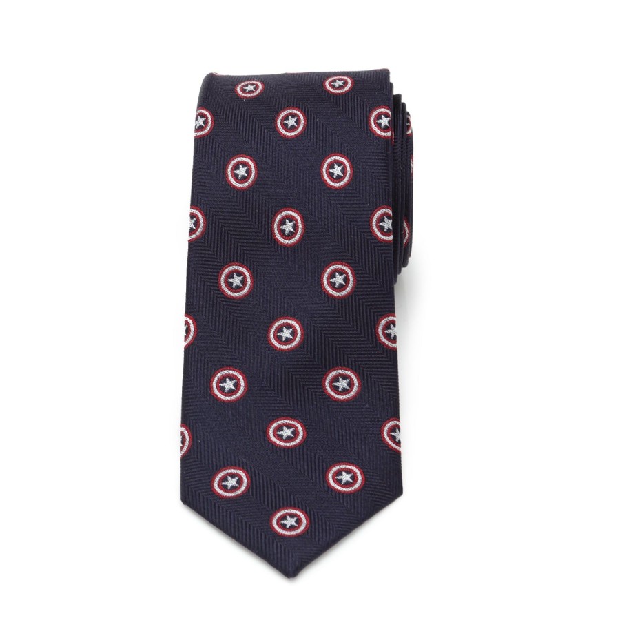 Marvel Captain America Shield Boy'S Tie | Marvel Ties