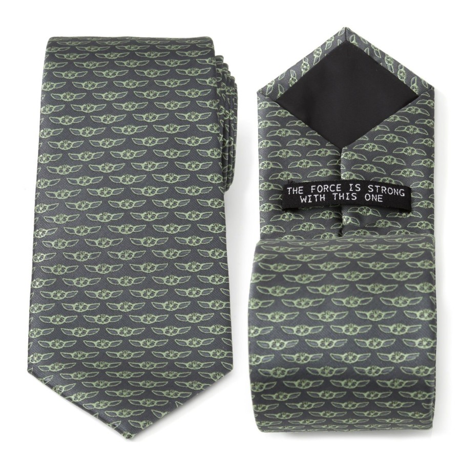 Star Wars The Child Grey Men'S Tie | Star Wars Ties