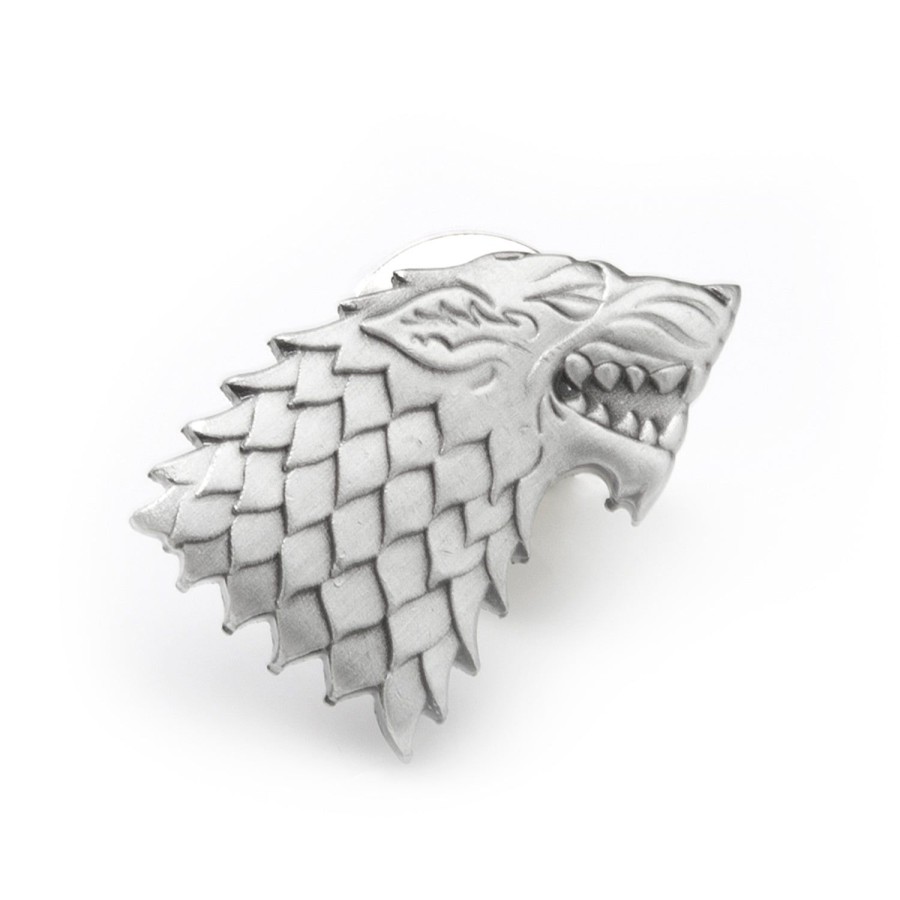 Game of Thrones Stark Direwolf Antiqued Lapel Pin | Lapel Pins