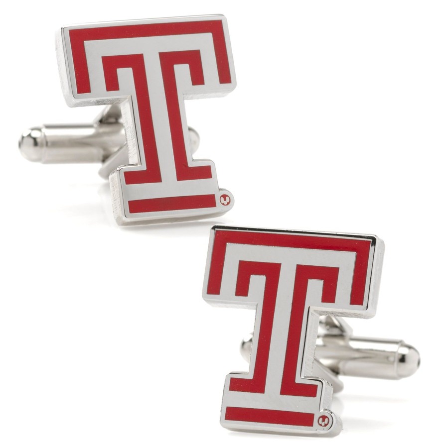 NCAA Temple University Owls Cufflinks | Sports Cufflinks