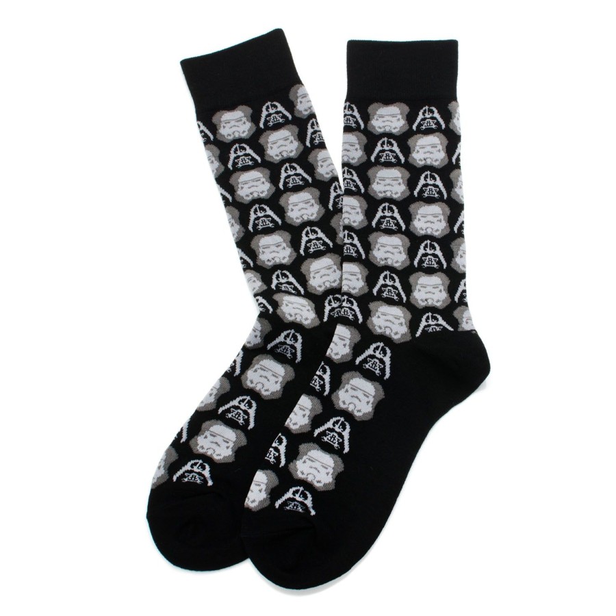 Star Wars Darth Vader And Stormtrooper Black Socks | Socks