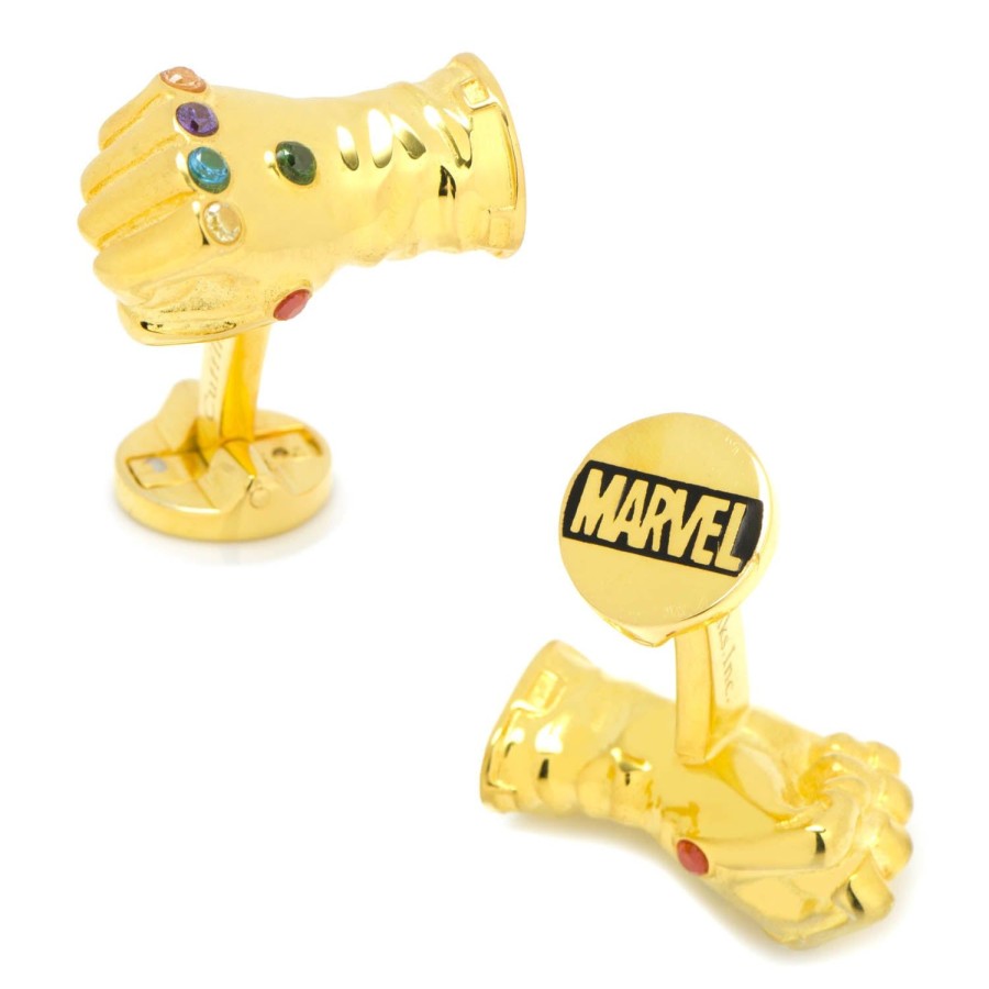 Marvel 3D Thanos Infinity Gauntlet Cufflinks | Movies & Characters Cufflinks