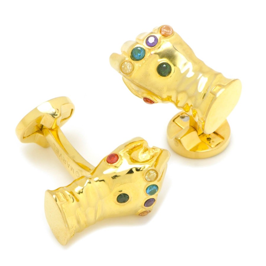 Marvel 3D Thanos Infinity Gauntlet Cufflinks | Movies & Characters Cufflinks