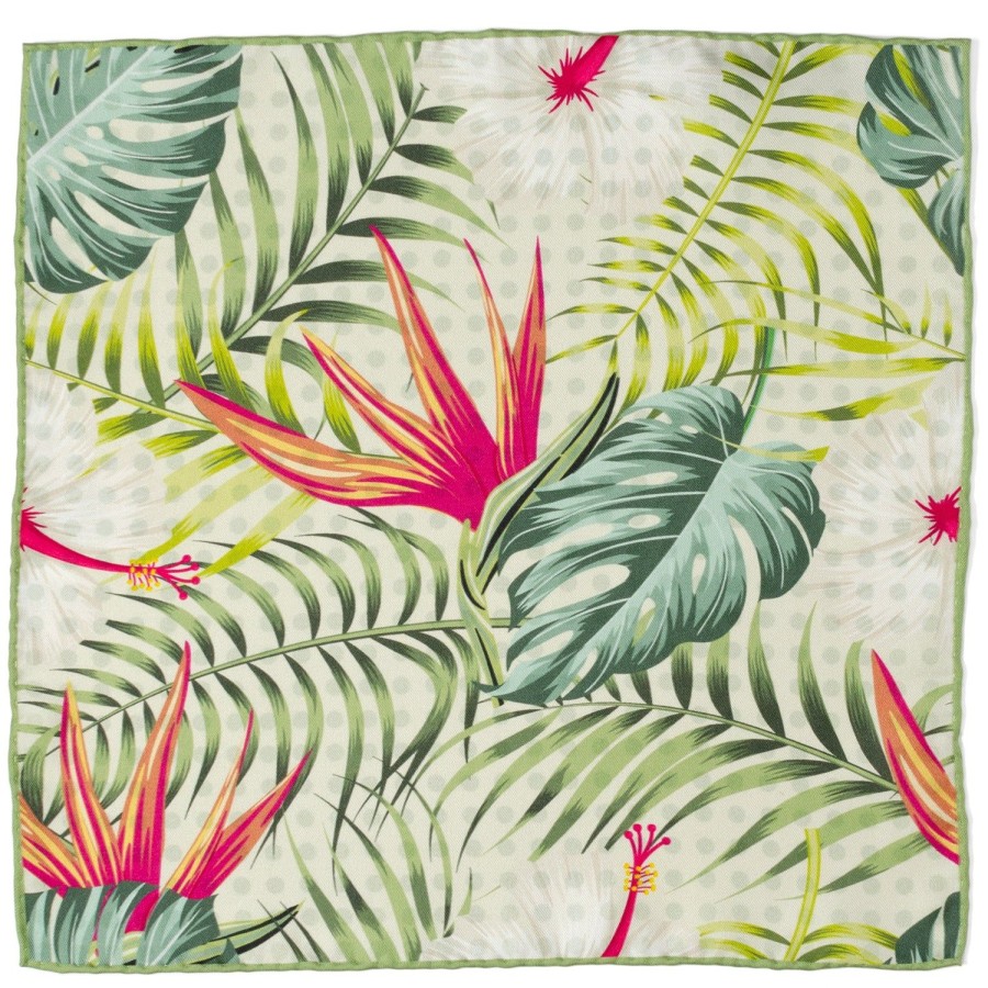 Ox and Bull Trading Co. Tropical Leaf Multi Pocket Square | Pocket Squares