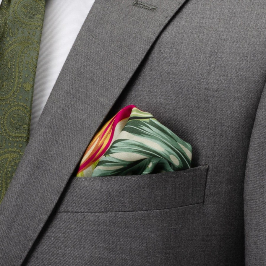 Ox and Bull Trading Co. Tropical Leaf Multi Pocket Square | Pocket Squares