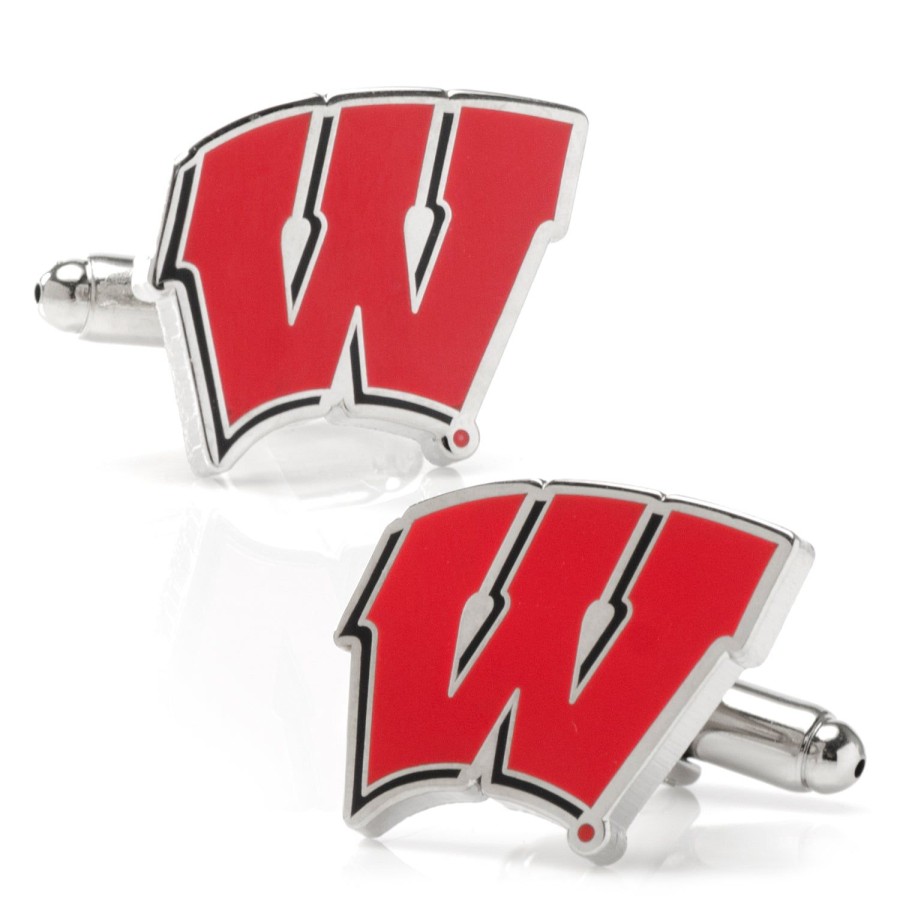 NCAA University Of Wisconsin Badgers Cufflinks | Sports Cufflinks