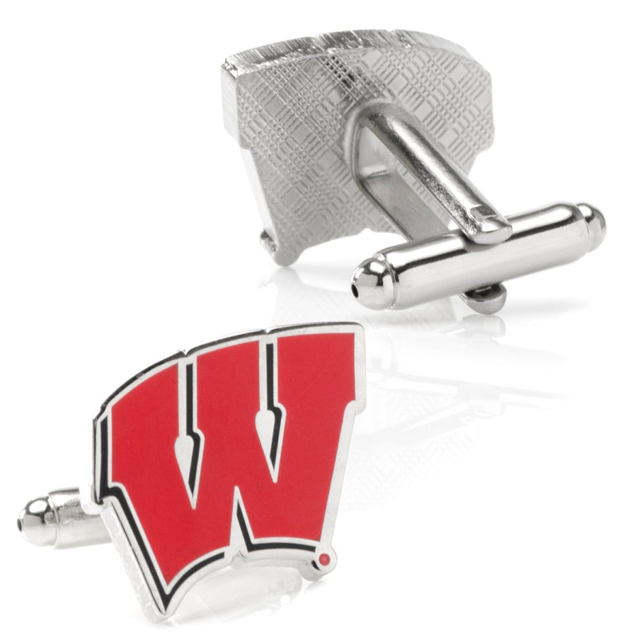 NCAA University Of Wisconsin Badgers Cufflinks | Sports Cufflinks