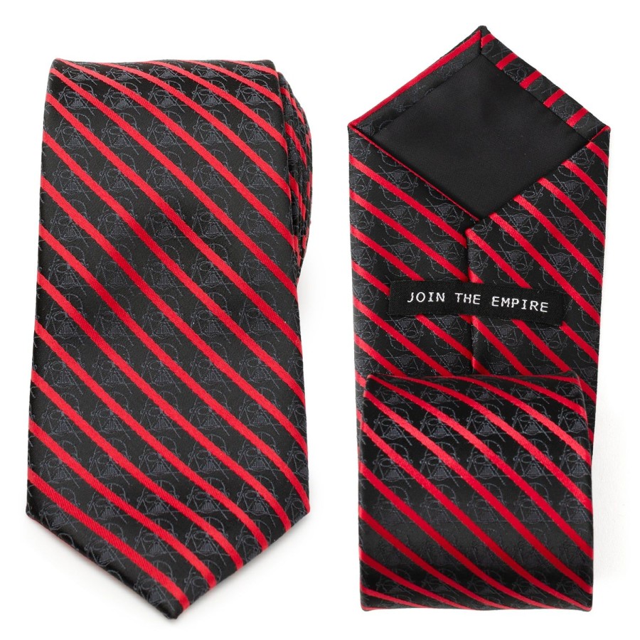 Star Wars Star Wars Vader Stripe Black Men'S Tie | Star Wars Ties