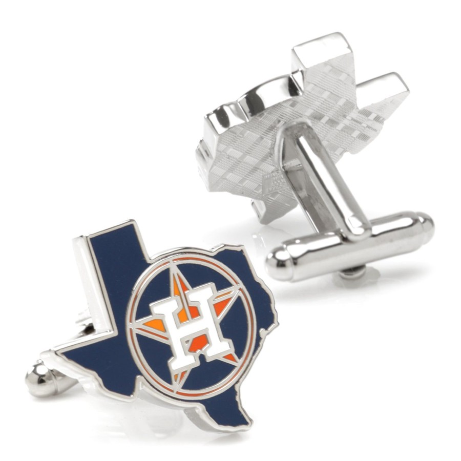 MLB Houston Astros State Shaped Cufflinks | Sports Cufflinks