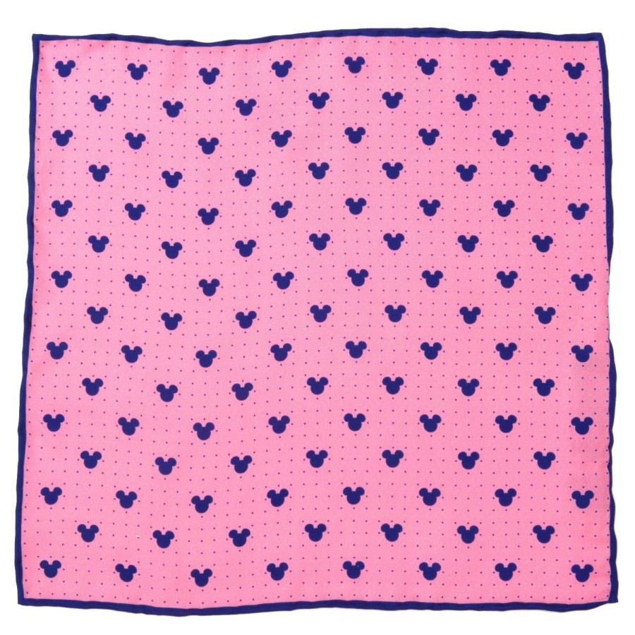 Disney Mickey Mouse Dot Pink Pocket Square | Pocket Squares