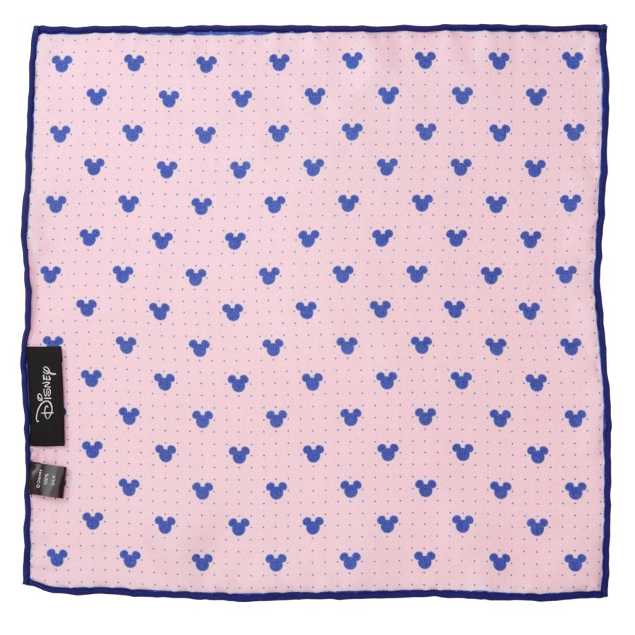 Disney Mickey Mouse Dot Pink Pocket Square | Pocket Squares