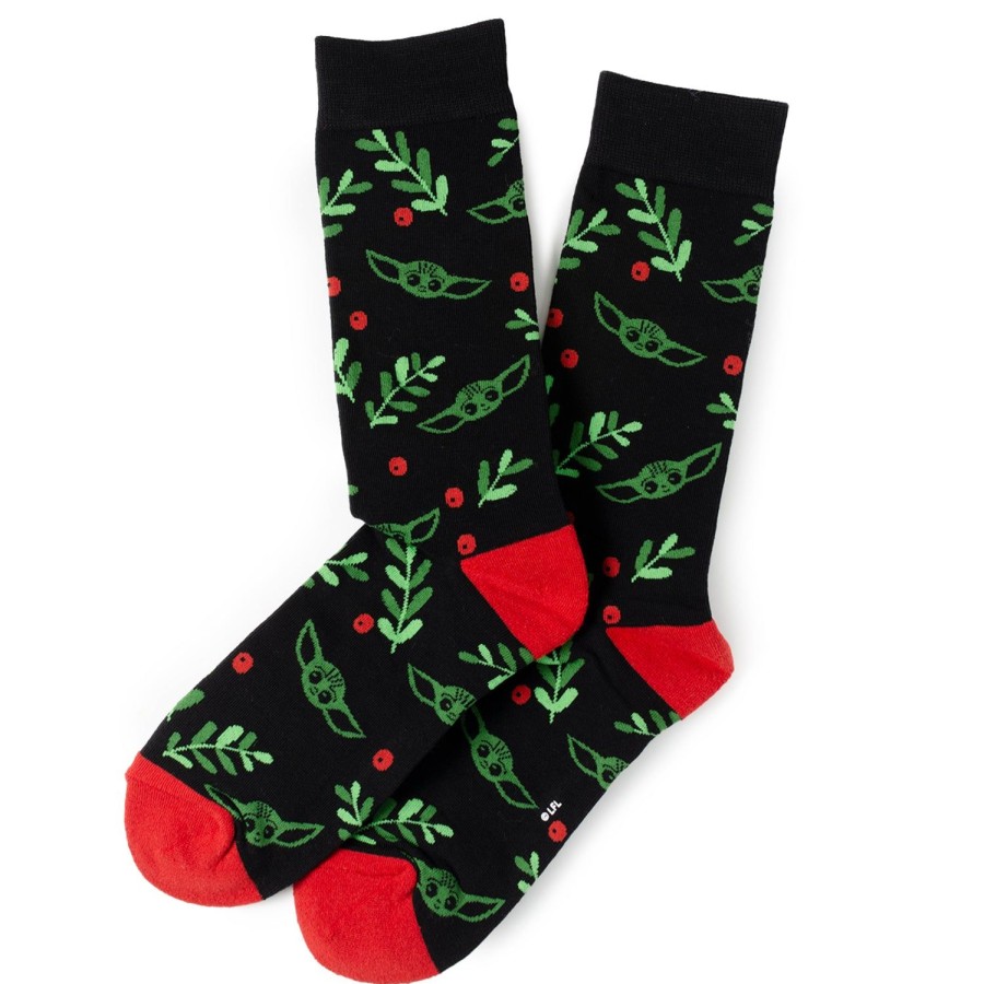 Star Wars Grogu Holiday Black Socks | Socks