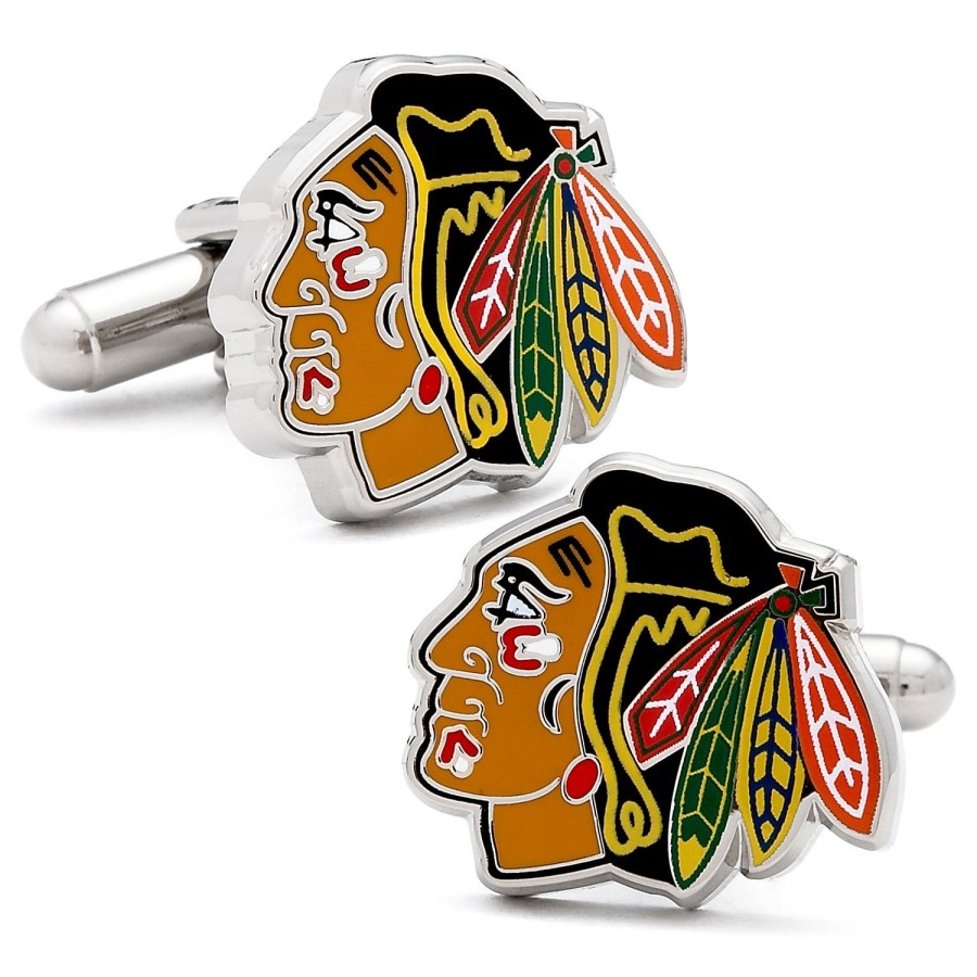 NHL Chicago Blackhawks Cufflinks | Sports Cufflinks