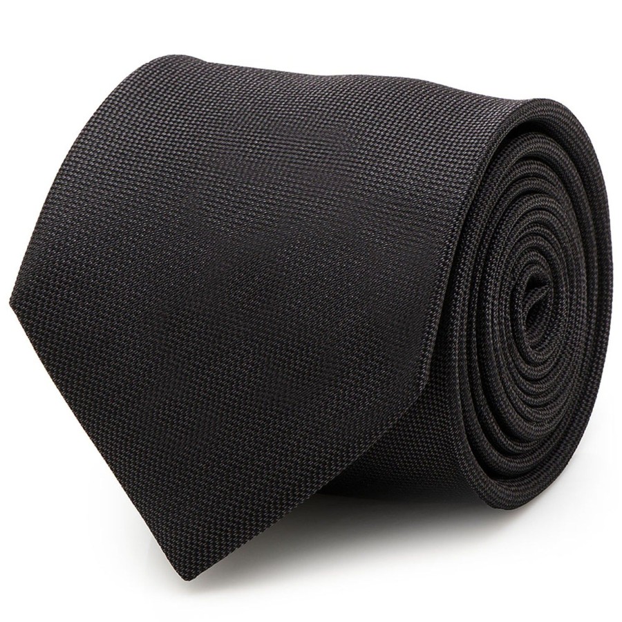 Ox and Bull Trading Co. Black Silk Tie | Classic Ties