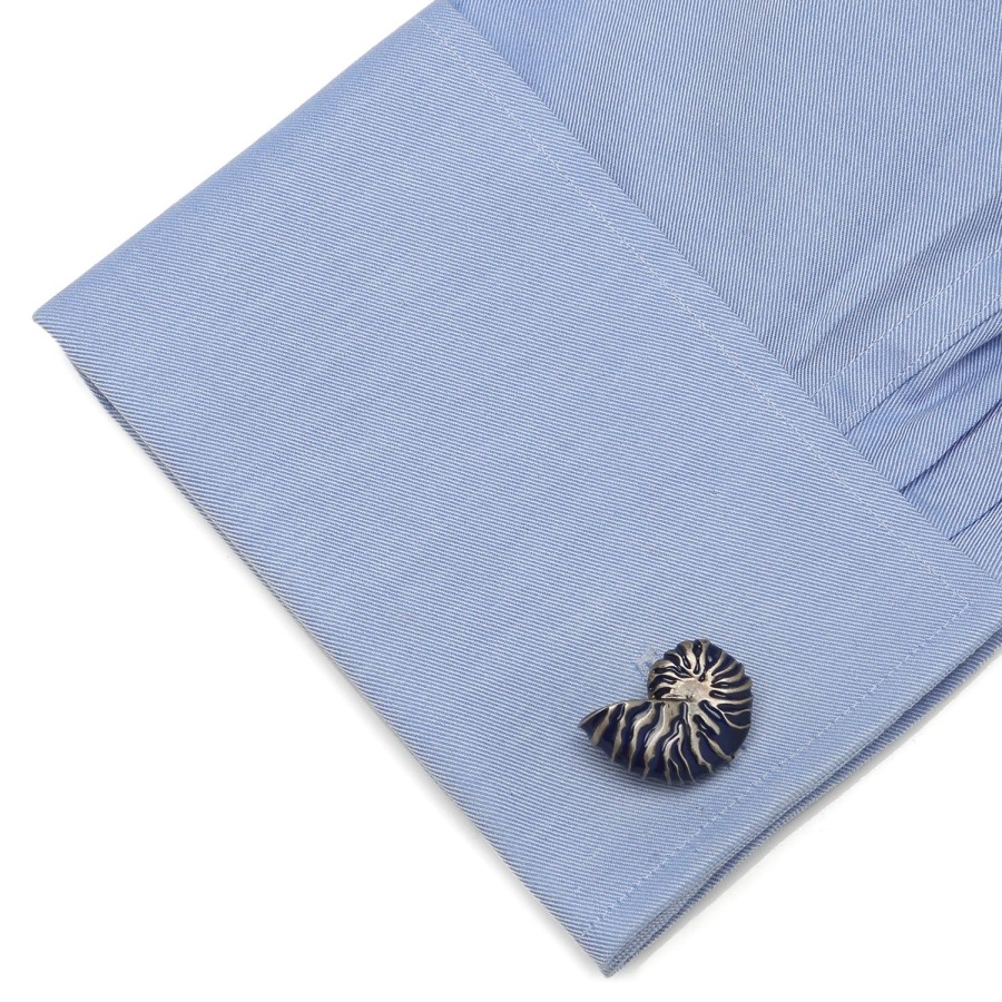 Tateossian Nautilus Shell Cufflinks | Classic Cufflinks