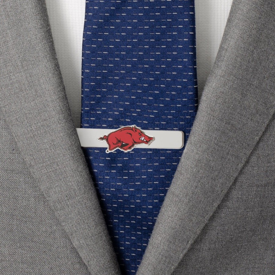 NCAA University Of Arkansas Razorbacks Tie Bar | Sports Tie Bars