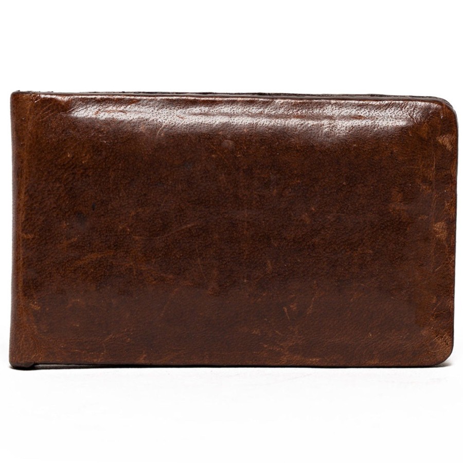 Moore & Giles Brompton Brown Money Clip | Leather Goods