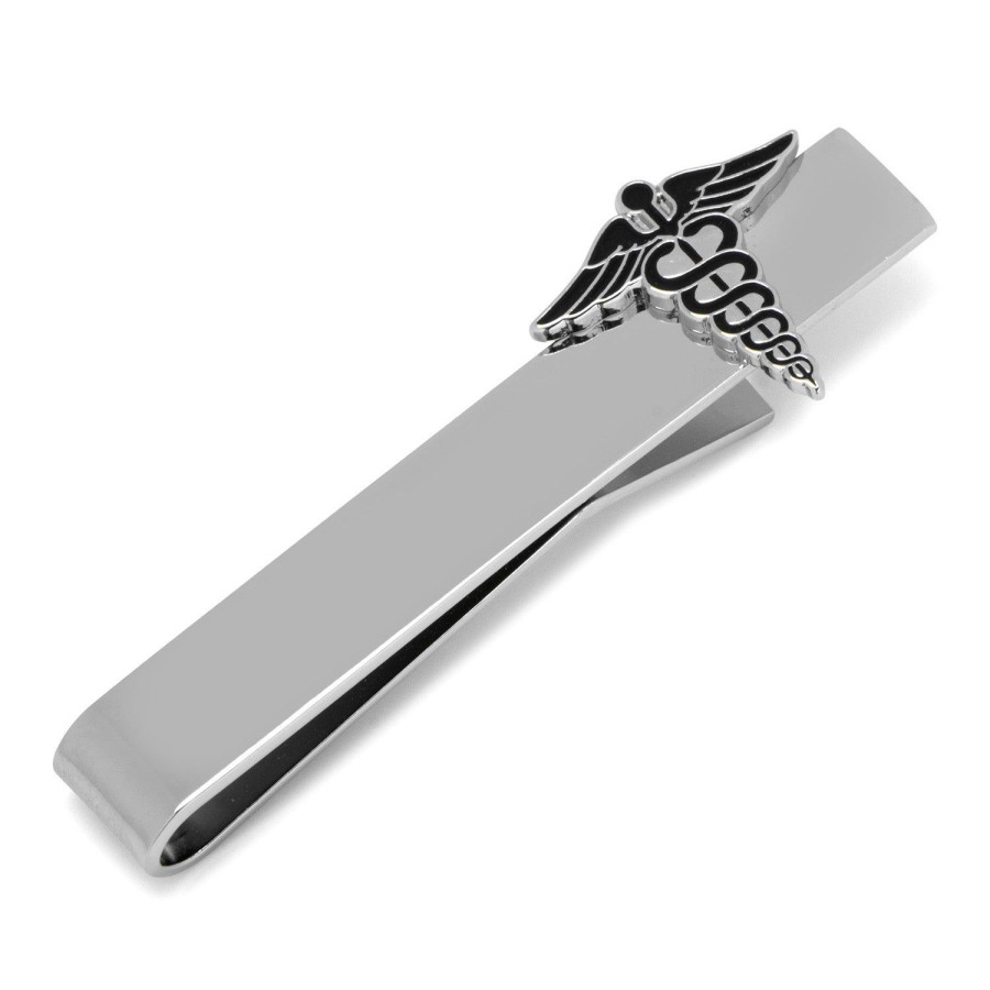 Cufflinks, Inc. Medical Caduceus Tie Bar | Classic Tie Bars