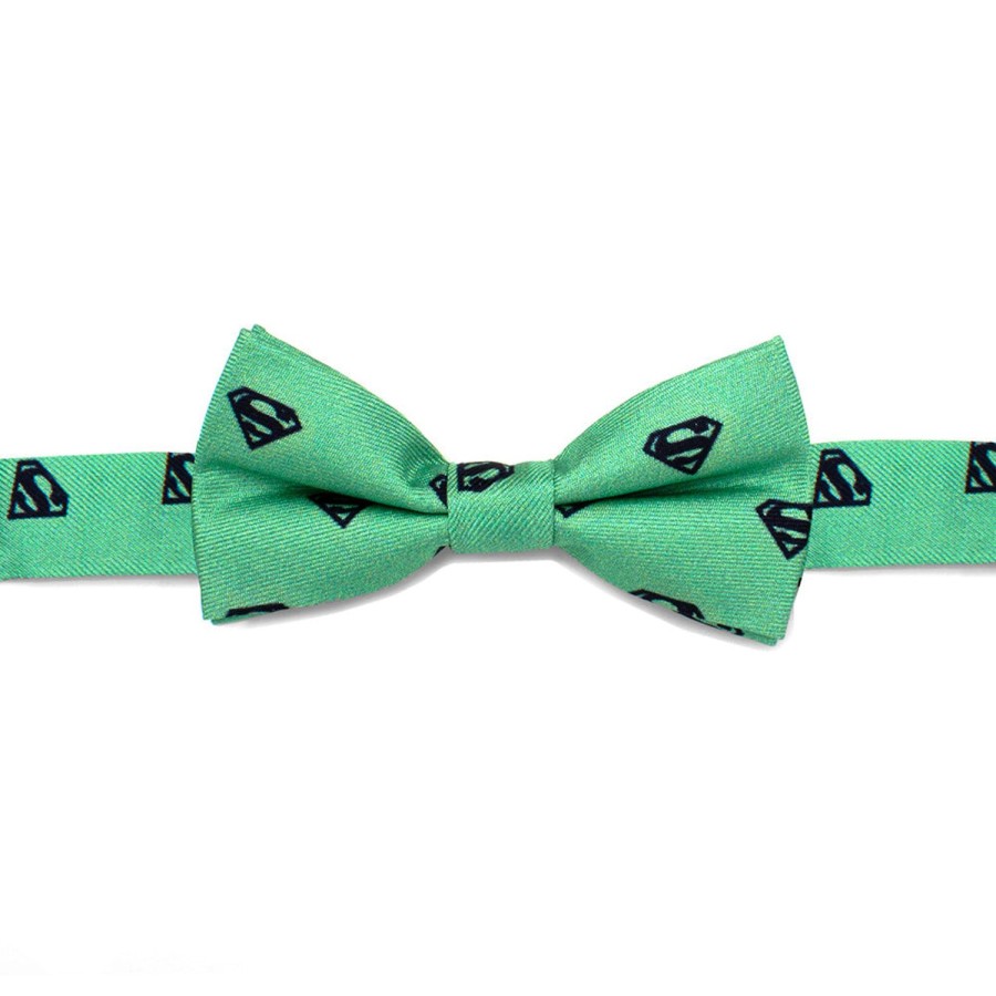 DC Comics Superman Green Boys' Silk Bow Tie | Dc Comics Ties