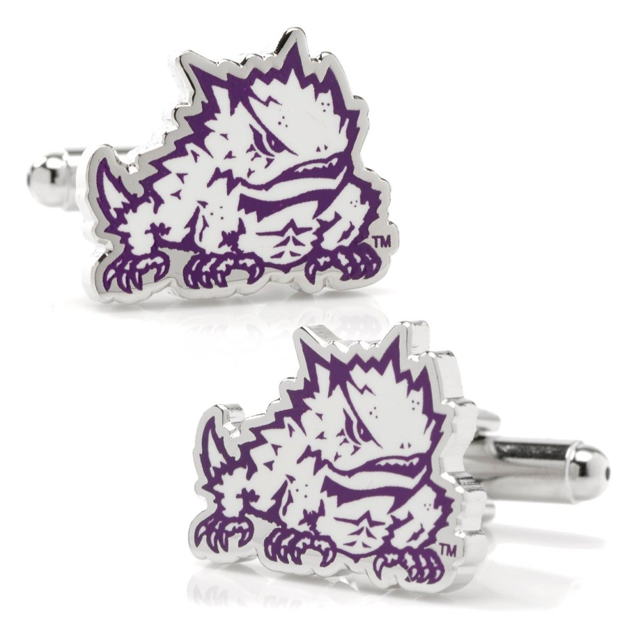 NCAA Tcu Horned Frog Cufflinks | Sports Cufflinks