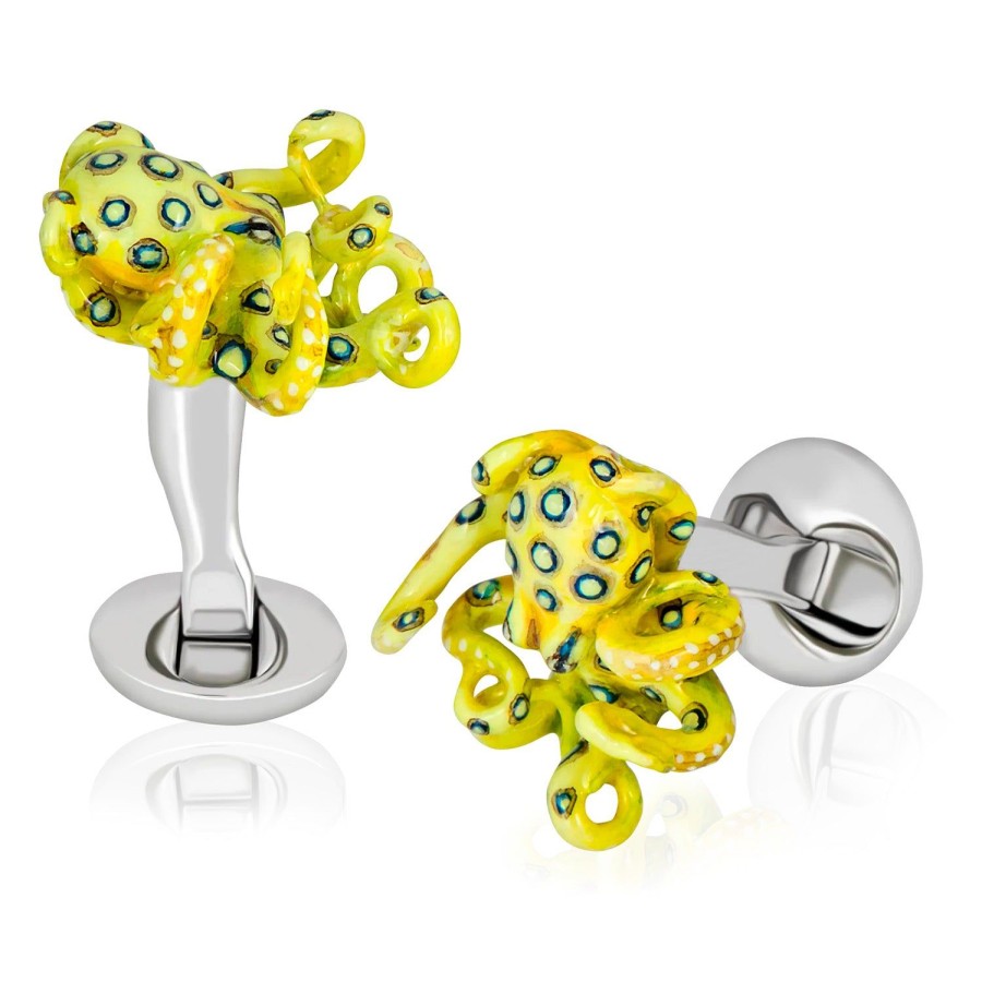 Fils Unique Sixteen Yellow Legs Cufflinks | Classic Cufflinks