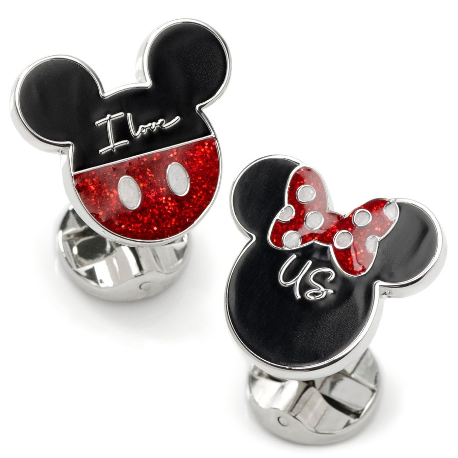 Disney Mickey Minnie "I Love Us" Cufflinks | Movies & Characters Cufflinks