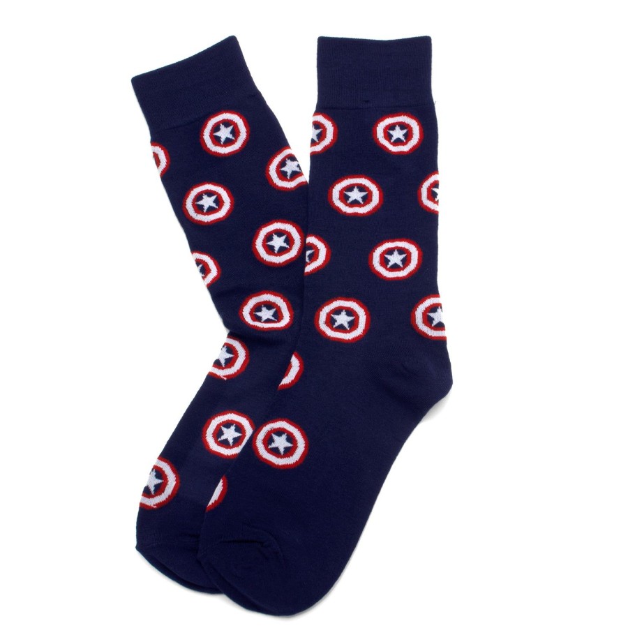 Marvel Captain America Navy Socks | Socks