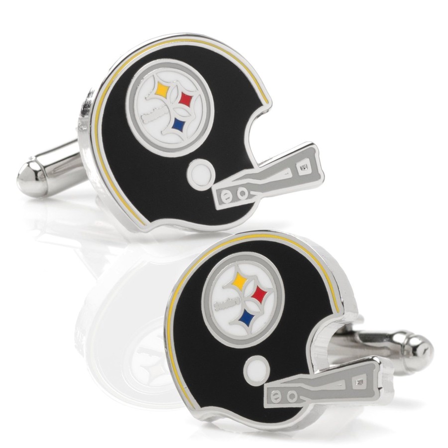 NFL Retro Pittsburgh Steelers Helmet Cufflinks | Sports Cufflinks