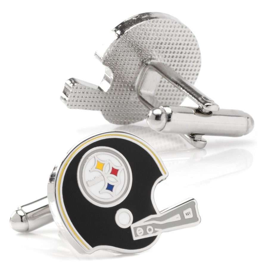 NFL Retro Pittsburgh Steelers Helmet Cufflinks | Sports Cufflinks