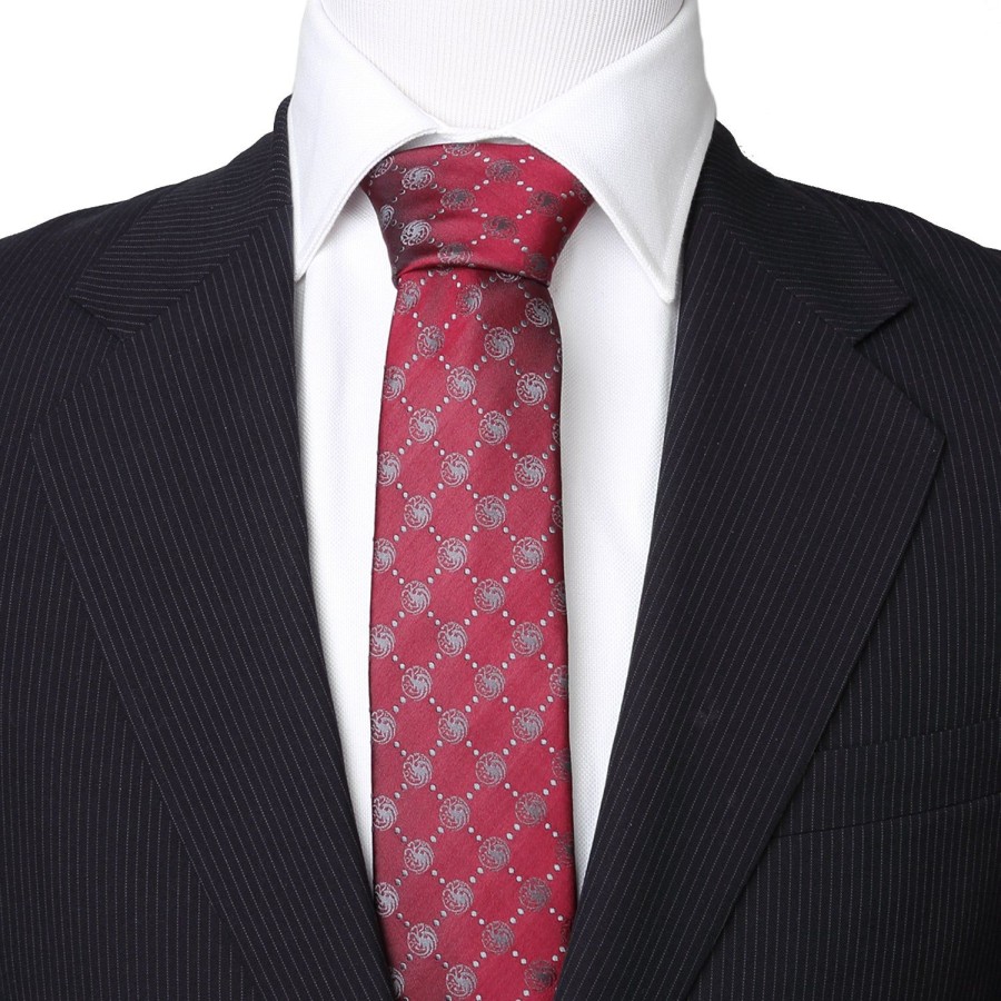 Game of Thrones Targaryen Dragon Scattered Men'S Tie | Game Of Thrones Ties