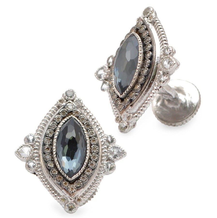 Armenta Marquis Shaped Cufflinks | Classic Cufflinks