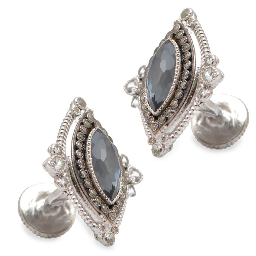 Armenta Marquis Shaped Cufflinks | Classic Cufflinks