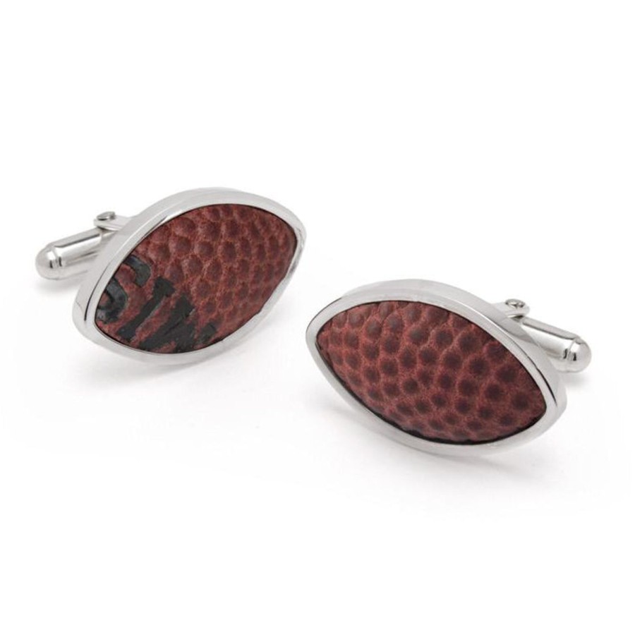 Tokens & Icons Atlanta Falcons Game Used Football Cufflinks | Classic Cufflinks