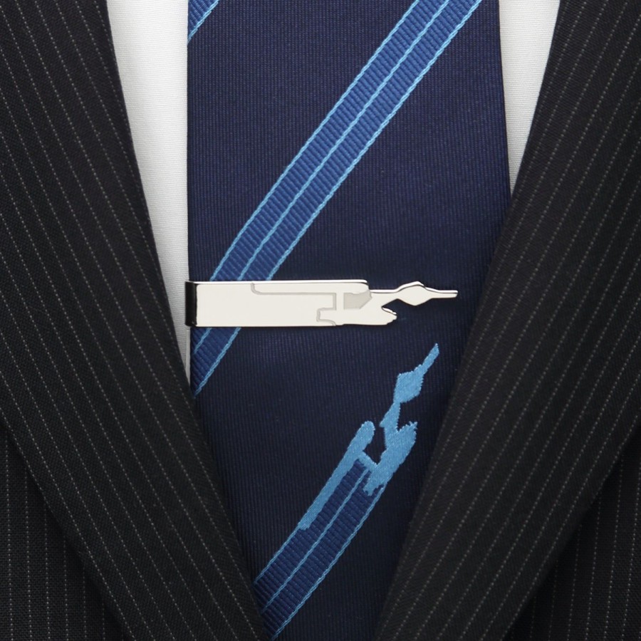 Star Trek Enterprise Silhouette Tie Bar | Hobbies & Interests Tie Bars