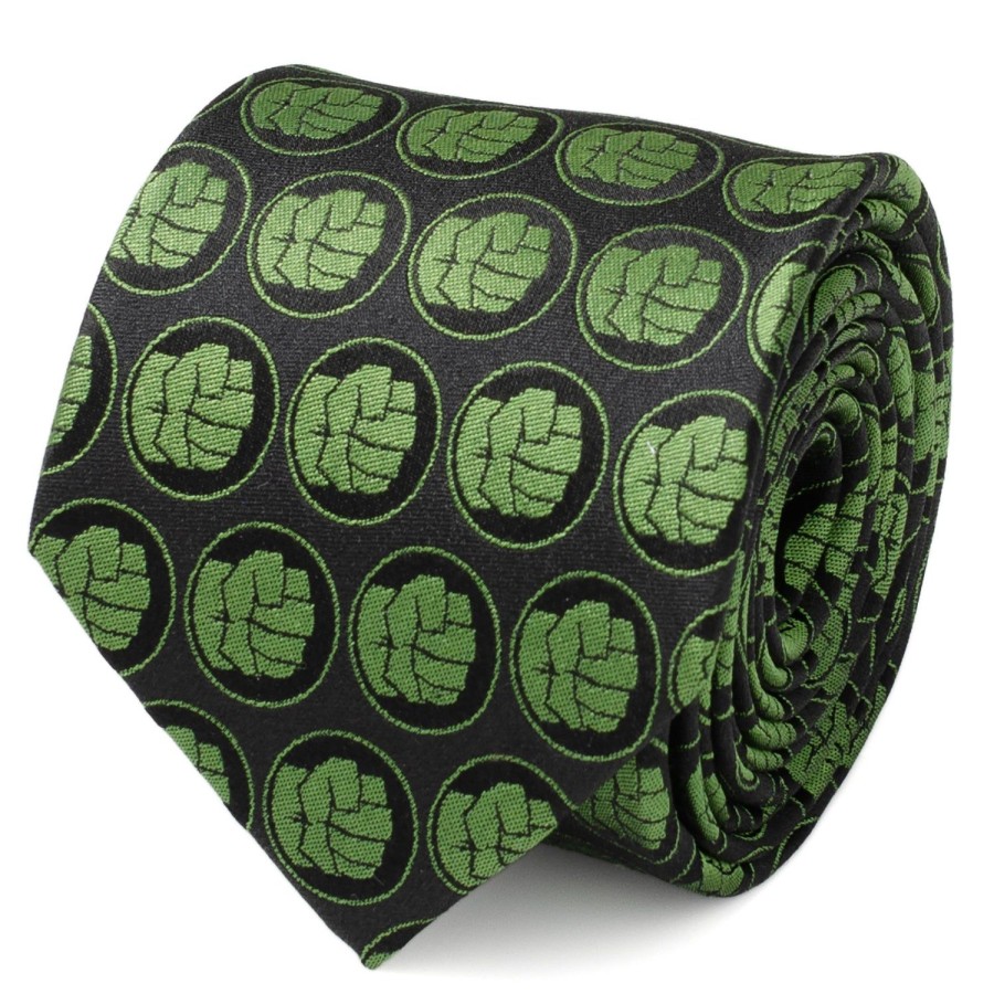 Marvel Hulk Black Men'S Tie | Marvel Ties