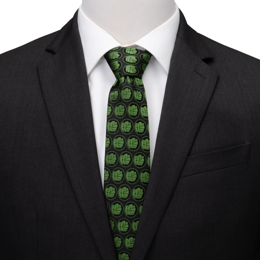 Marvel Hulk Black Men'S Tie | Marvel Ties