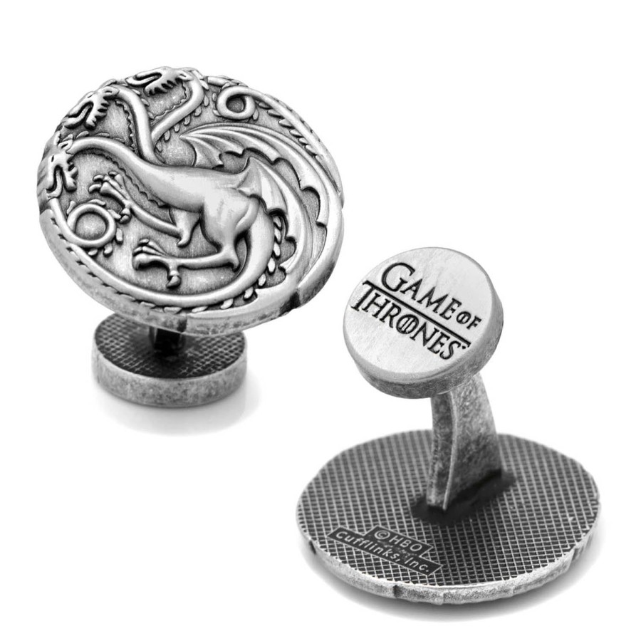 Game of Thrones Targaryen Three Headed Dragon Sigil Cufflinks | Movies & Characters Cufflinks