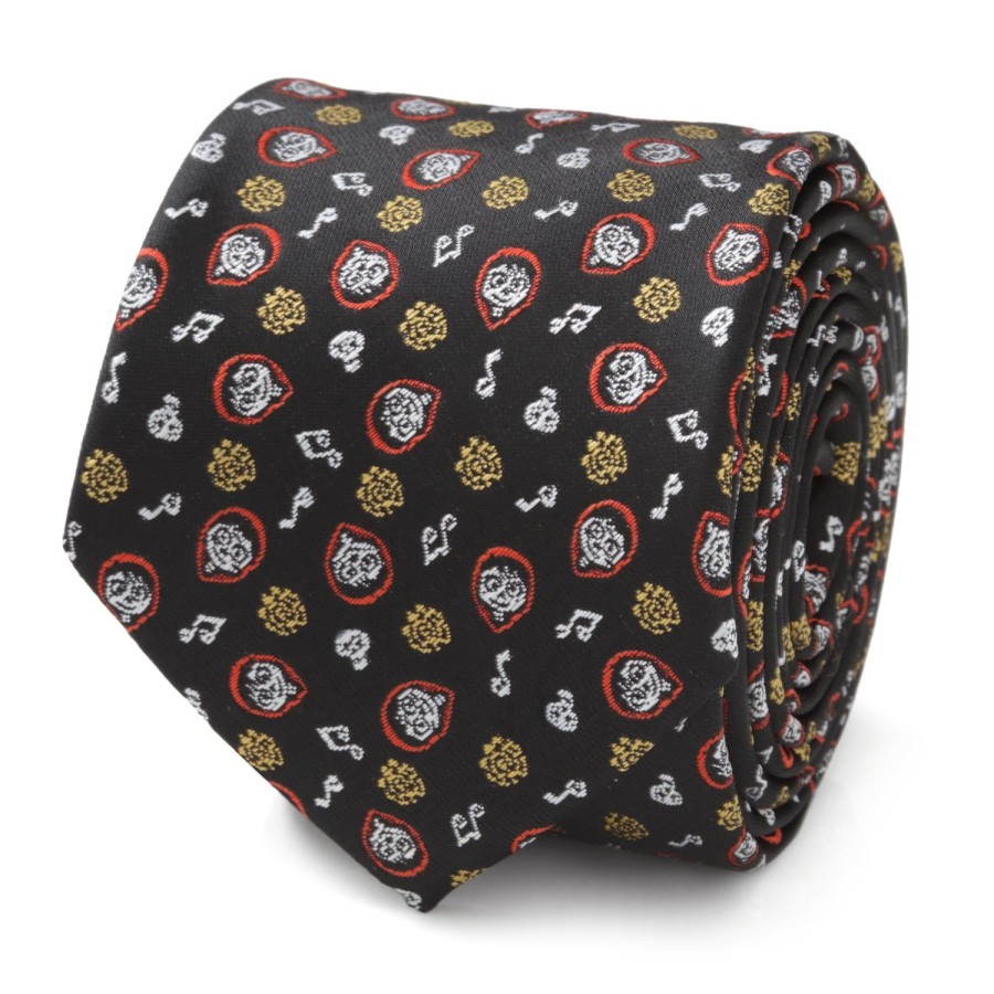 Disney Coco Black Men'S Tie | Disney Ties